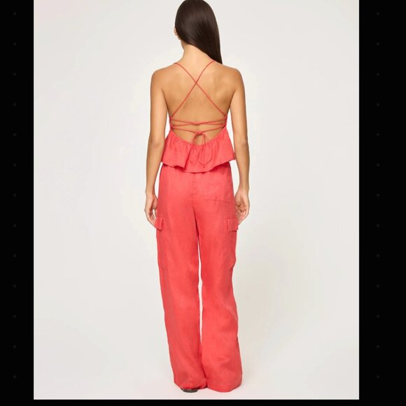 L Space - Sundown Cargo Pant - Grapefruit - Picture 5 of 5